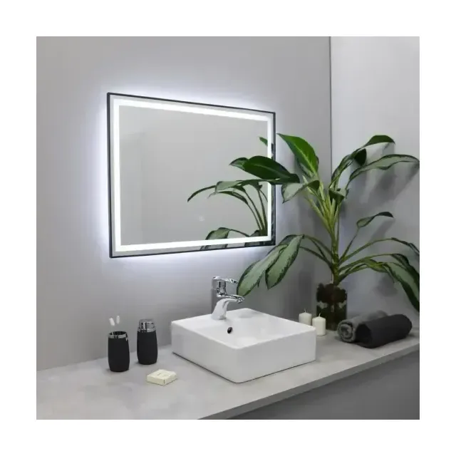 Зеркало Fixsen FX-2080F 80*60 с led-подсветкой графит