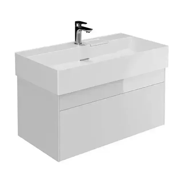 Тумба с раковиной Kerama Marazzi Logica 90 белоснежный, 1 отверстие