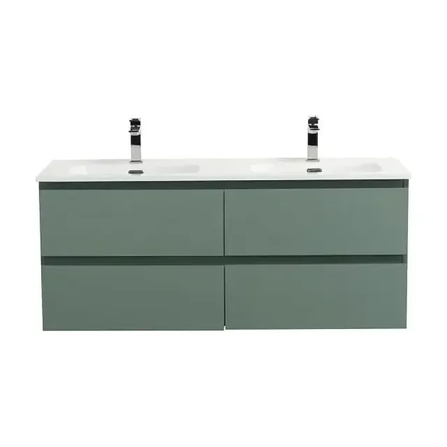 Тумба с раковиной BelBagno Крафт (Kraft) 120 с четырьмя ящиками еловая матовая (раковина BB1200-2-ETL)