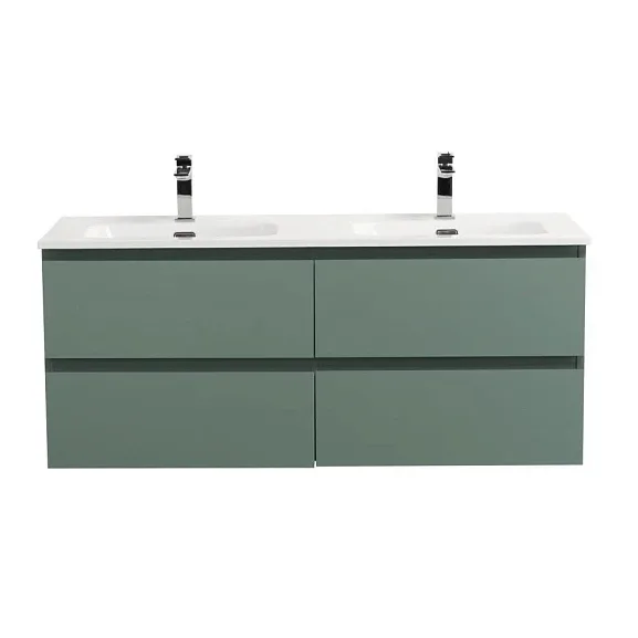 Тумба с раковиной BelBagno Крафт (Kraft) 120 с четырьмя ящиками еловая матовая (раковина BB1200-2-ETL)