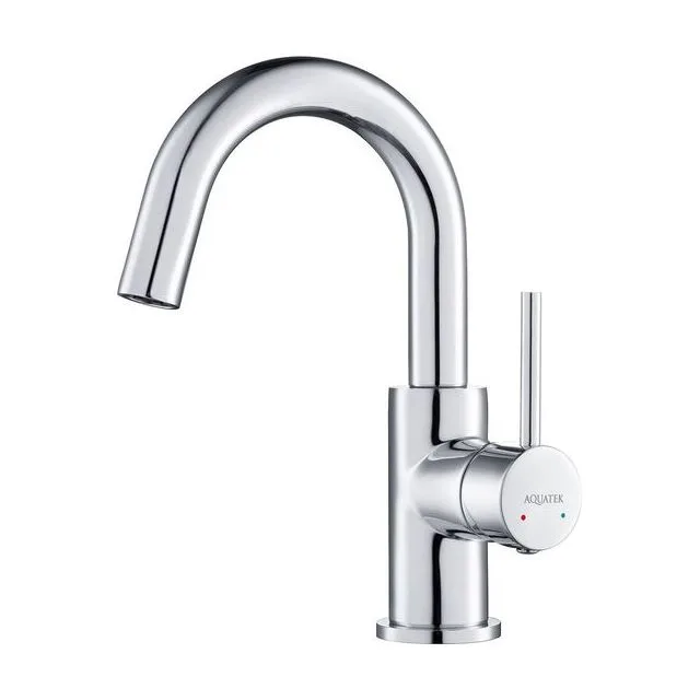 Смеситель для раковины, без донного клапана AQUATEK AQ1307CR ЕВРОПА