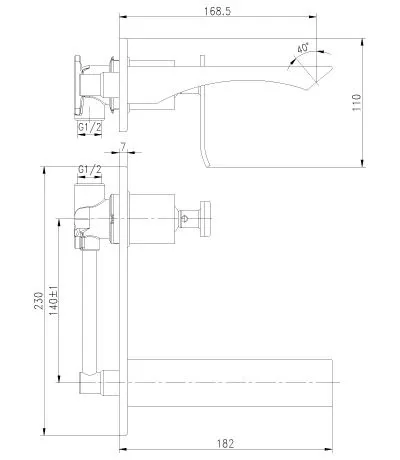 Смеситель Lemark Contest LM5826CW для раковины скрытый монтаж хром/белый