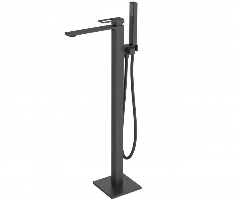 Напольный смеситель BelBagno Луче (Luce) LUC-FMT-NERO черный матовый