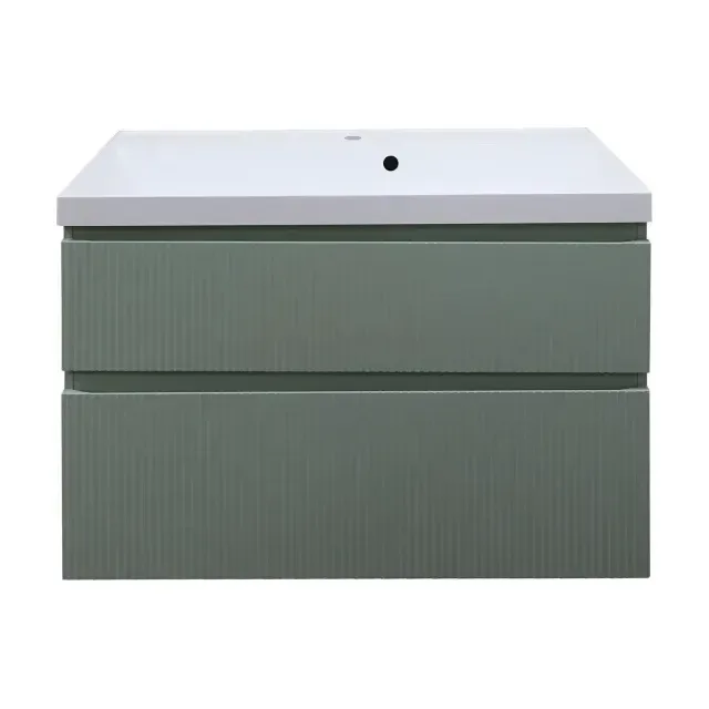 Комплект Тумба Azario Виола 100/2 подвесная фисташковая с раковиной Астория 100 CS00097148