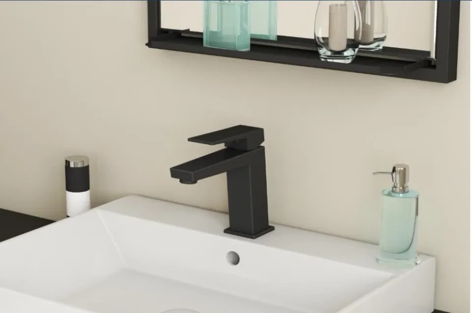 Смеситель Rush Thira TR3635-12Black для раковины черный матовый