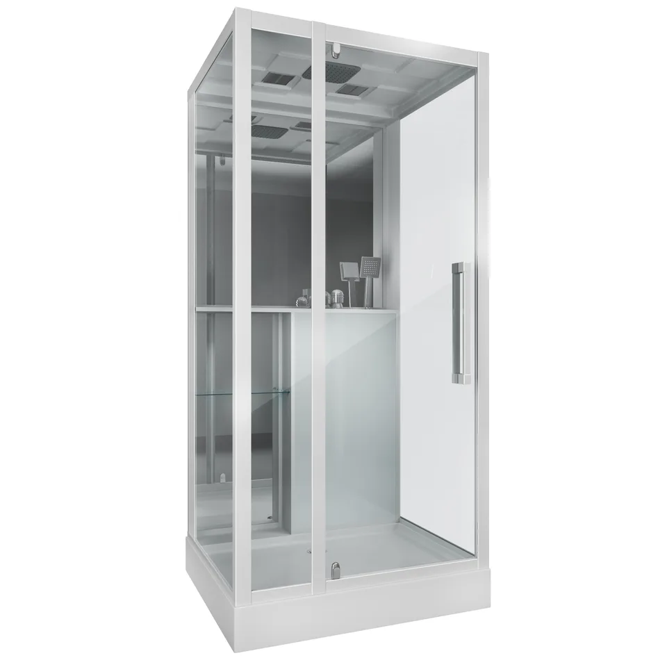 Душевая кабина Grossman Style GR166 (90x100x215) дверь распашная,5 мест