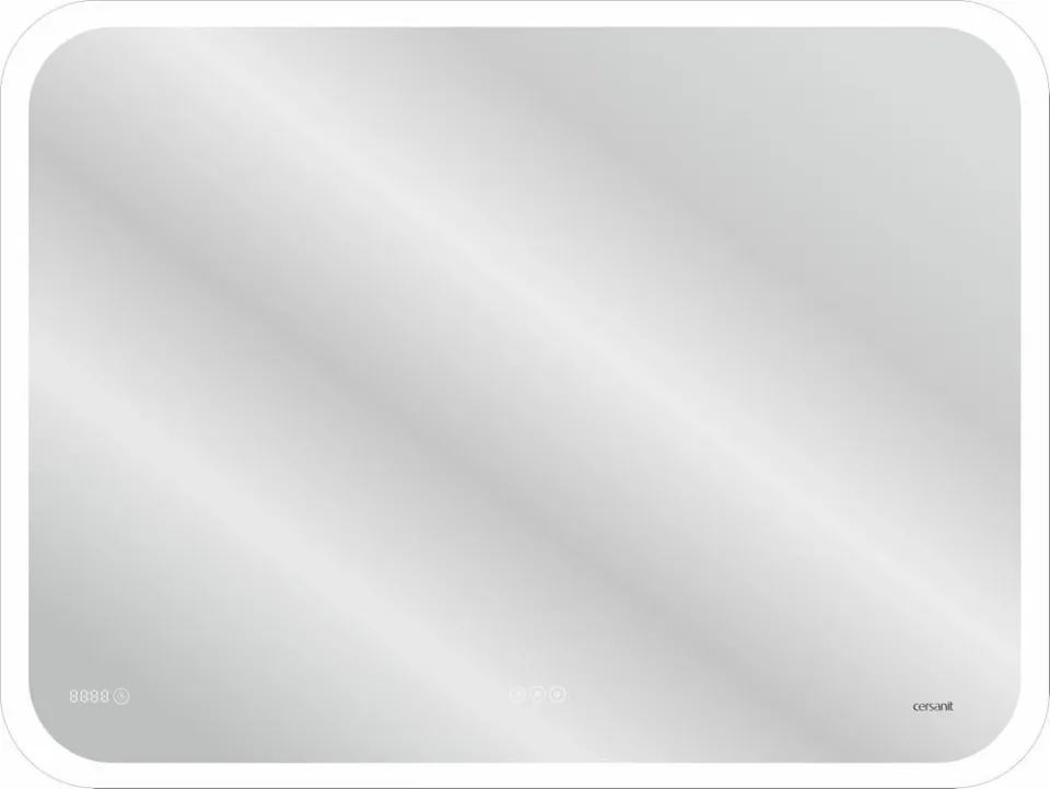 Зеркало Cersanit 070 Дизайн Про (Design Pro) 80 с LED подсветкой, сенсорным выключателем и Bluetooth