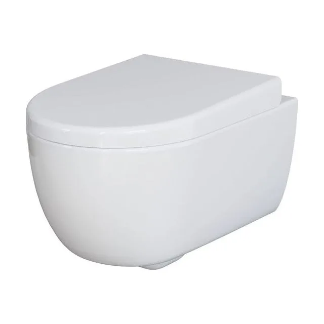 Унитаз Abner 103T20001R (545*360*330) БЕЛЫЙ подвесной БЕЗОБОДКОВЫЙ