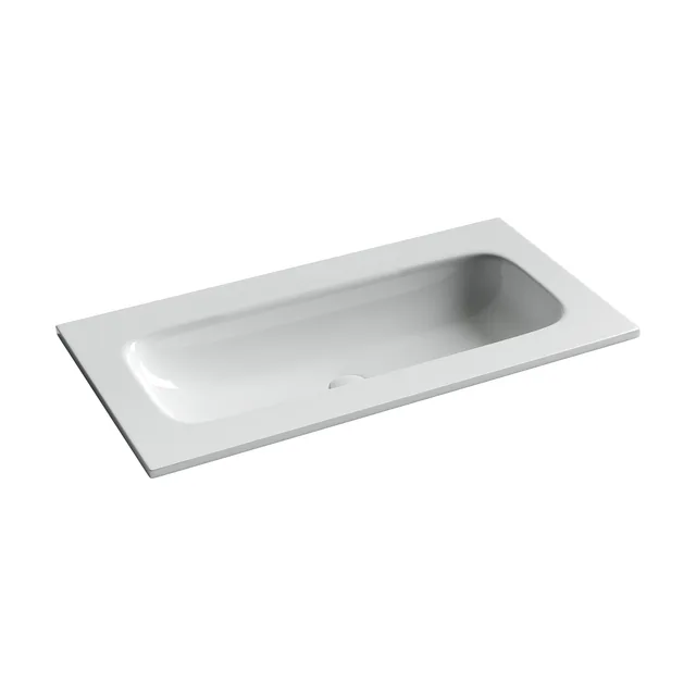 Раковина из сантехнического фарфора Ceramica Nova Грация (Grace) 91 см CN7019wx накладная цвет белый