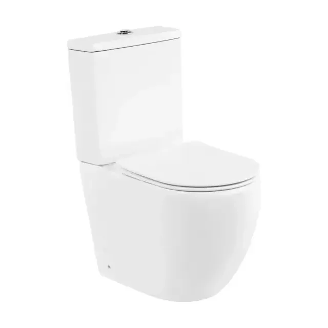 Унитаз-компакт BelBagno Аманда (Amanda) BB051CPR/BB051SC 38,5*62 безободковый с крышкой-сиденьем микролифт