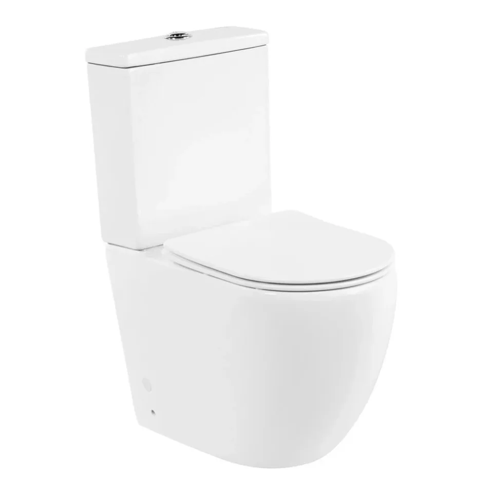 Унитаз-компакт BelBagno Аманда (Amanda) BB051CPR/BB051SC 38,5*62 безободковый с крышкой-сиденьем микролифт