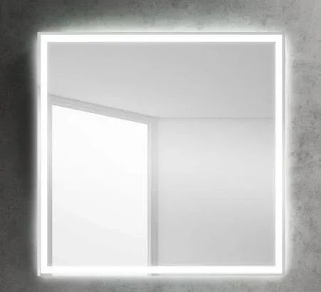 Зеркало BelBagno SPC-GRT-600-600-LED-BTN 60*60 с ЛЕД подсветкой кнопочный выключатель