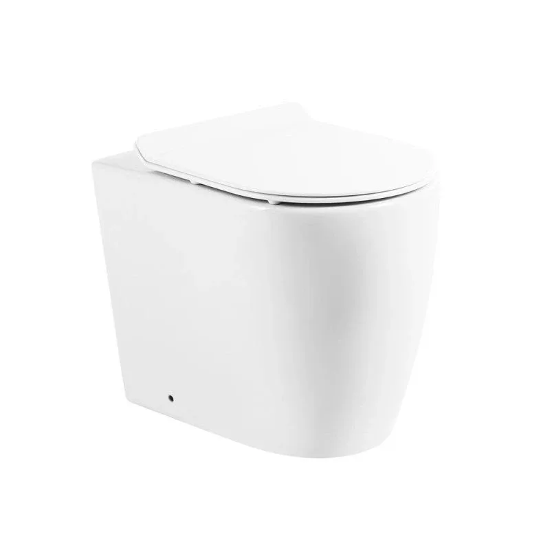 Приставной унитаз BelBagno Марино (Marino) BB105CBR 36*52 безободковый с крышкой-сиденьем микролифт BB2111SC