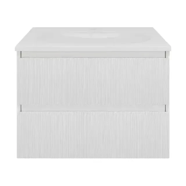 Тумба с раковиной Vincea Велле (Welle) 60 белая матовая (раковина белая)