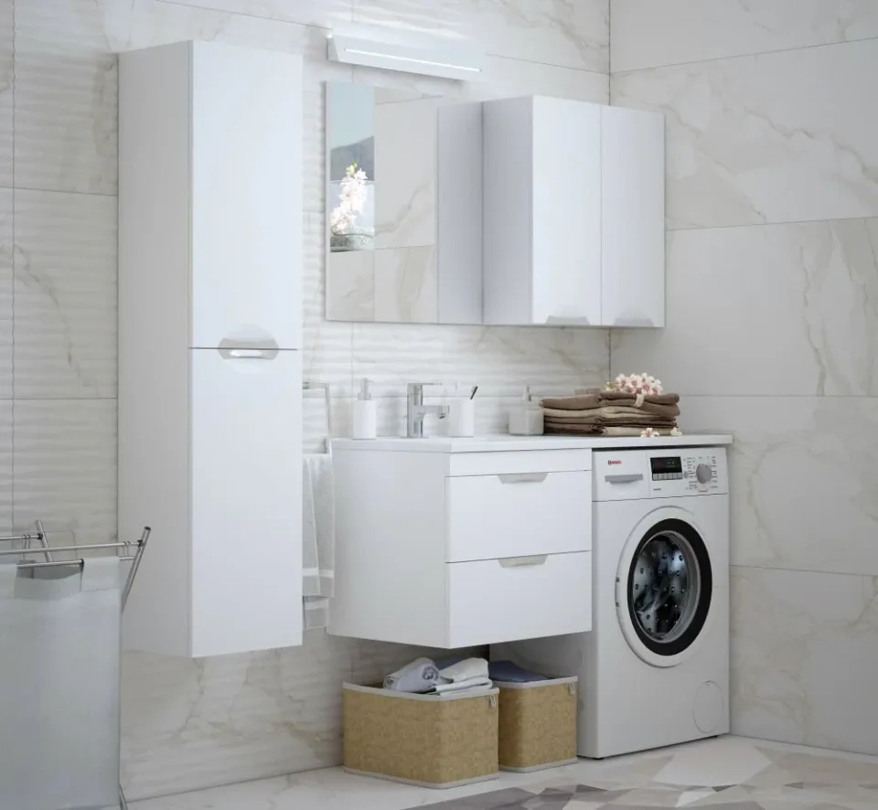 Шкаф Corozo Алиот 60 белый глянец