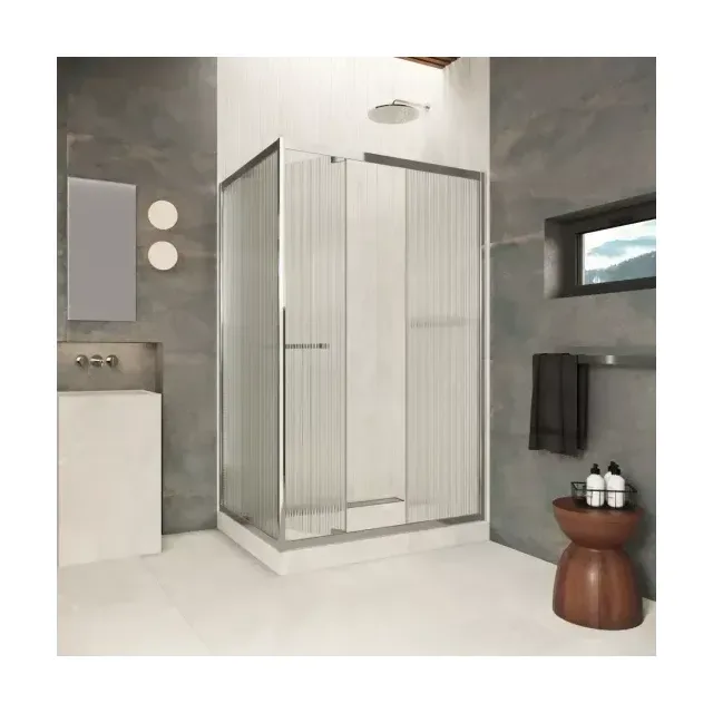 Душевой уголок проем ZP+ZPV Inside 110*90 08 Moru профиль глянцевый хром стекло Moru
