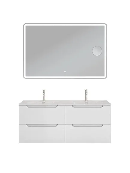Комплект мебели BelBagno Этна (Etna) 120 белый матовый (раковина BB1200-2-ETL)