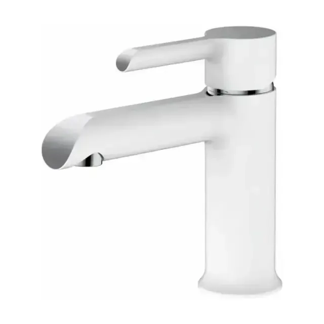 Смеситель Haiba HB10805-8 для раковины белый/хром