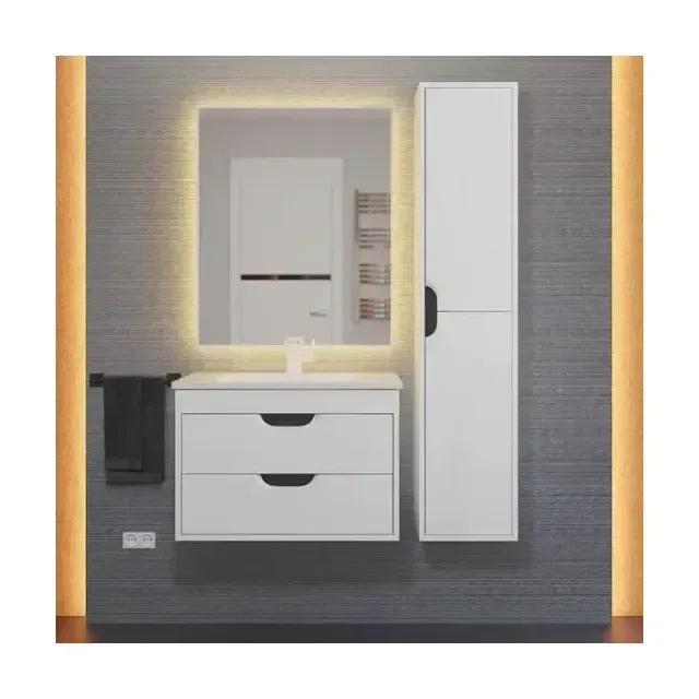 Комплект мебели Uperwood Modul 65 белый/графит матовый