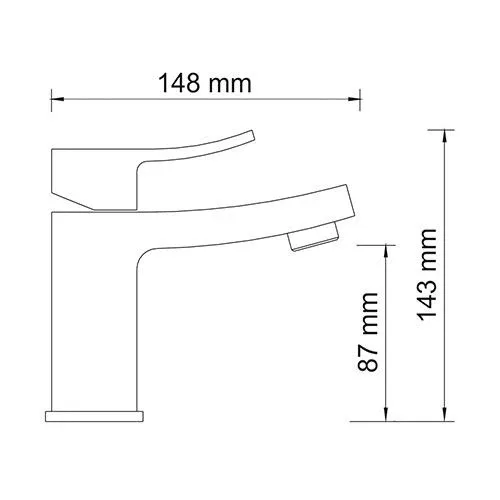 Смеситель WasserKRAFT Aller 1063WHITE для раковины