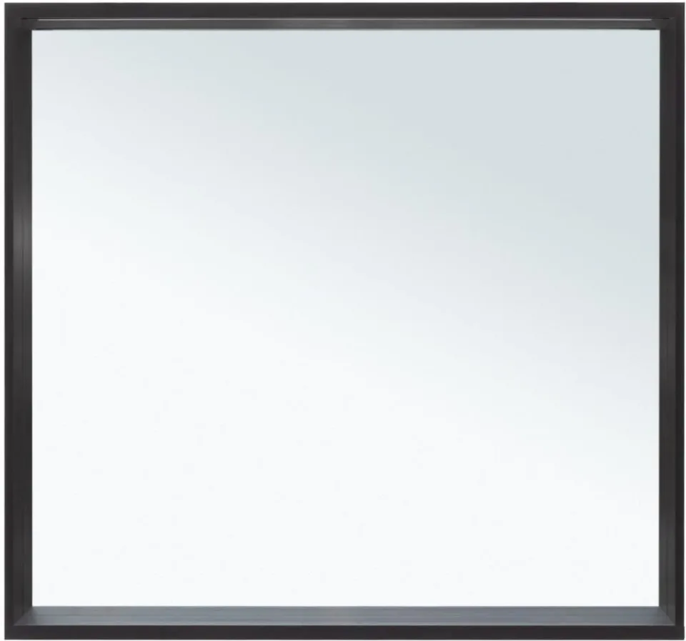 Зеркало Allen Brau Reality 1.32018.BB 80*75 с Led-подсветкой и инфракрасным выключателем черный браш