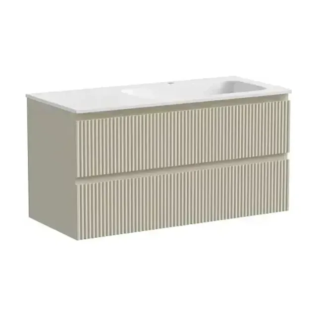 Тумба с раковиной Sancos Сноб Р/Snob R 100 Beige Soft R