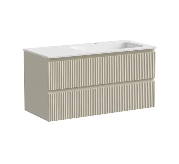 Тумба с раковиной Sancos Сноб Р/Snob R 100 Beige Soft R