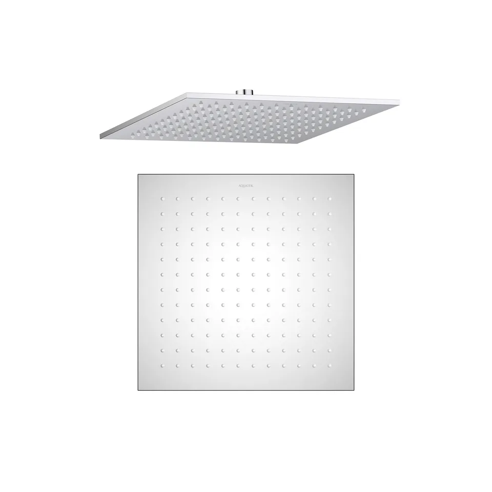 Квадратный верхний душ  300*300*7 мм AQUATEK AQ2078CR