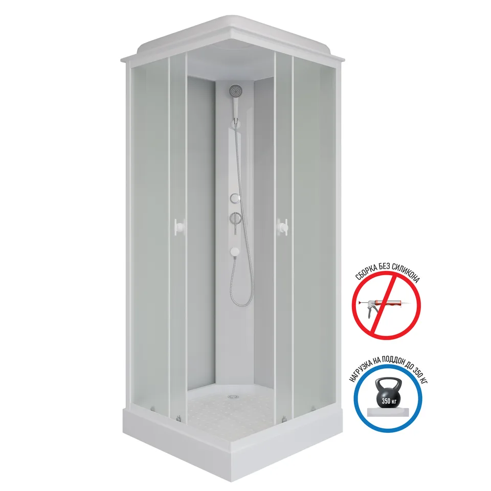 Душевая кабина Niagara Promo P90/13Q/MT (90х90х215) 3 места