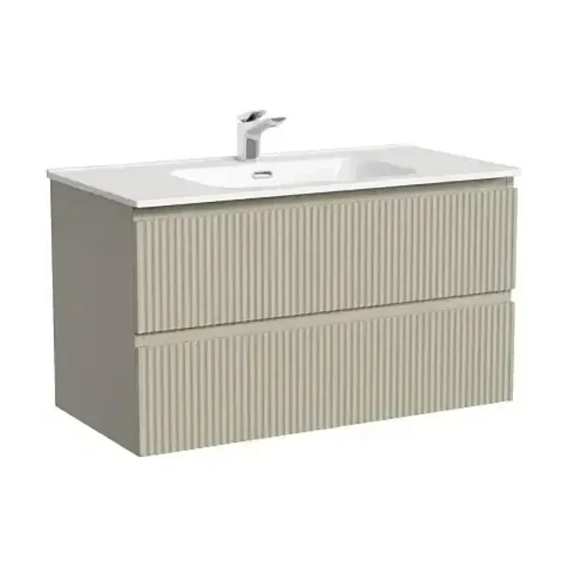 Тумба с раковиной Sancos Сноб Р/Snob R 90 Beige Soft