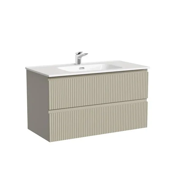 Тумба с раковиной Sancos Сноб Р/Snob R 90 Beige Soft