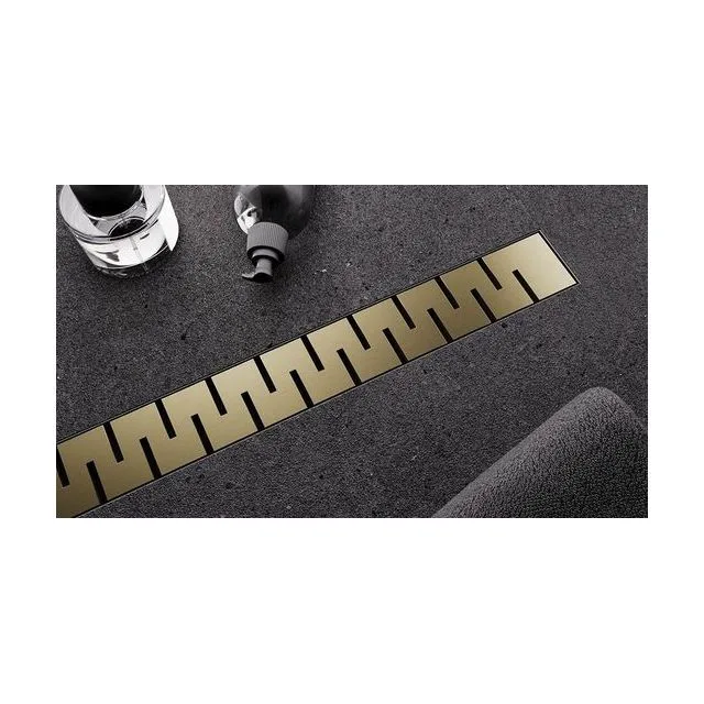 Душевой лоток Veconi Stesso Line Gold 400