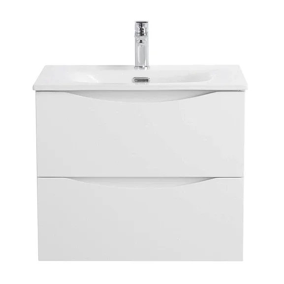 Тумба с раковиной BelBagno Marino-Cer-N 70 белый глянец