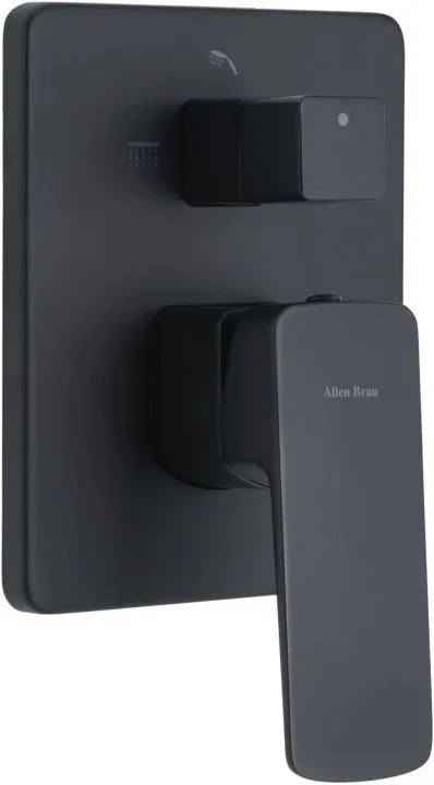 Смеситель Allen Brau Infinity 5.21014-31 для ванны и душа скрытый монтаж черный матовый