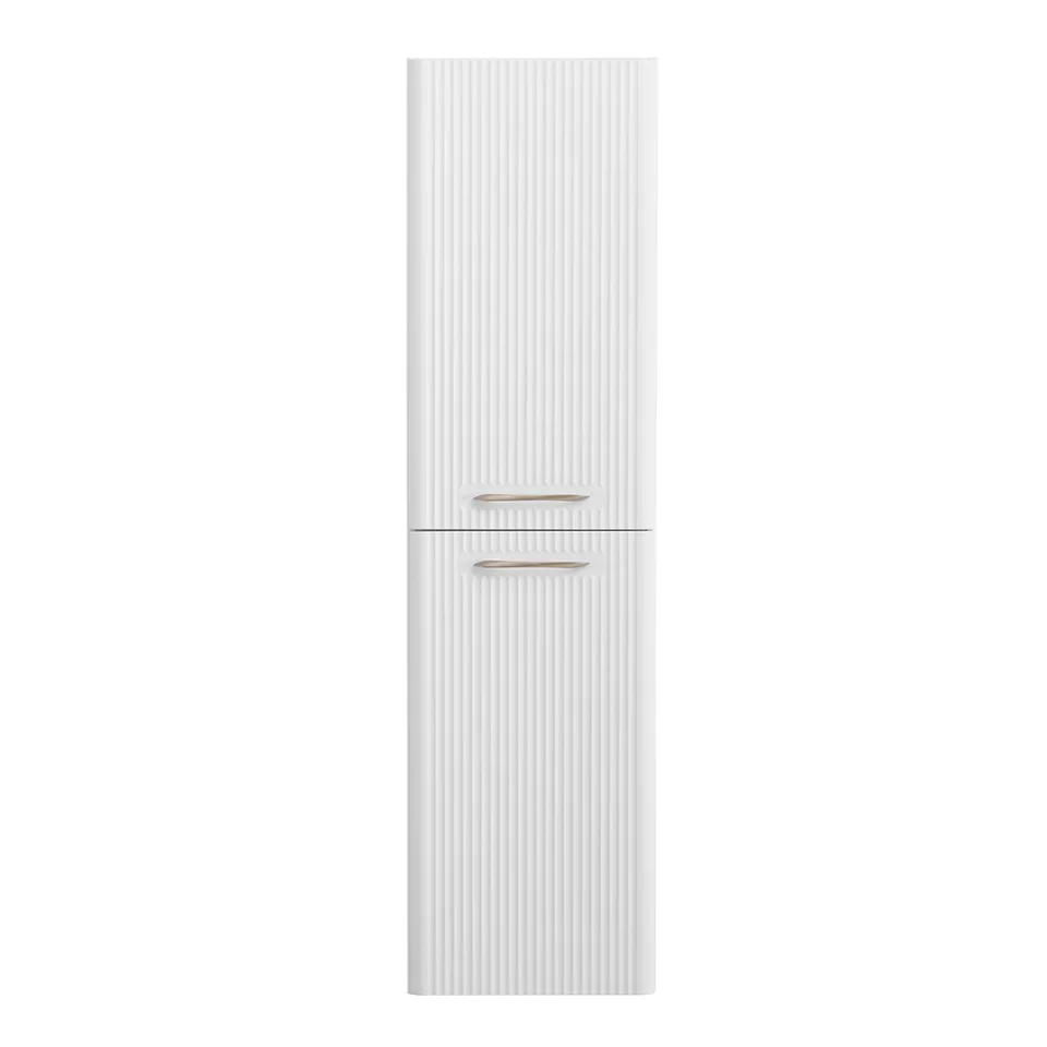 Шкаф подвесной BelBagno DUE-1500-2A-SC-BM-P Белый металлик