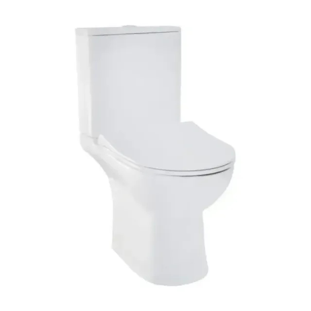 Унитаз-компакт Gural Vit Tria 34,5*60 безободковый с крышкой-сиденьем микролифт Slim