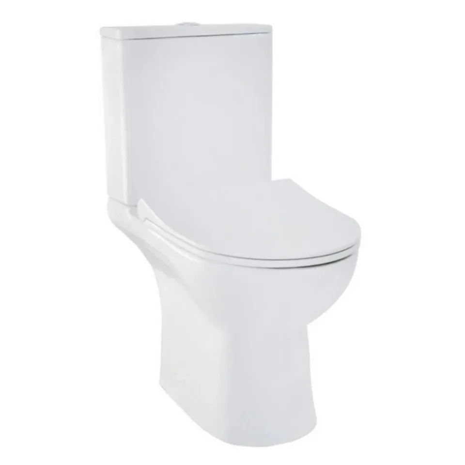 Унитаз-компакт Gural Vit Tria 34,5*60 безободковый с крышкой-сиденьем микролифт Slim