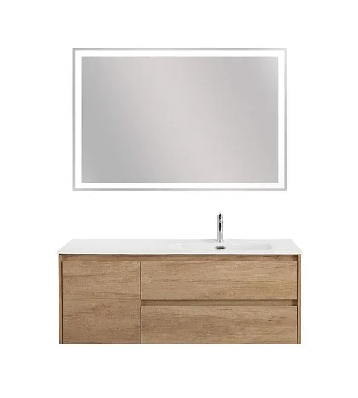 Комплект мебели BelBagno Крафт (Kraft) 120 натуральный дуб Небраска правая