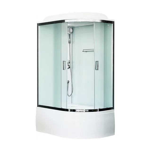 Душевая кабина RB 8120BK5-WC-CH (белое/матовое) левая