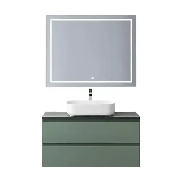 Комплект мебели BelBagno Крафт (Kraft) 100 еловый матовый со столешницей черный матовый мрамор