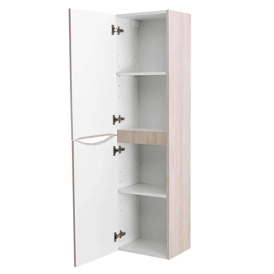 Шкаф подвесной BelBagno FLY-MARINO-1500-2A-SC-RG-P-L Rovere Grigio, левый