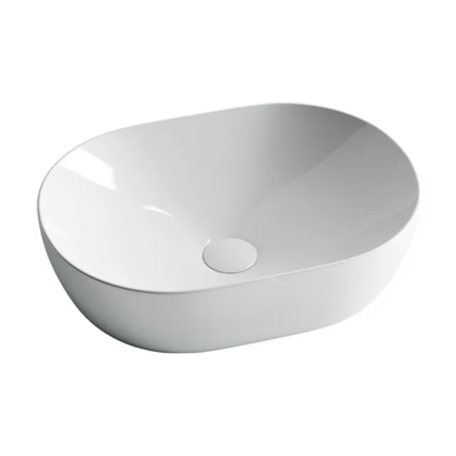 Раковина из сантехнического фарфора Ceramica Nova Элемент (Element) 48 см CN5010 накладная цвет белый