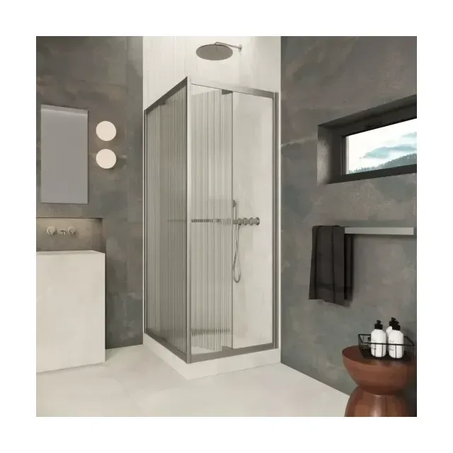 Душевой уголок Z+ZPV Inside 80*80 11 Moru профиль оружейная сталь стекло Moru