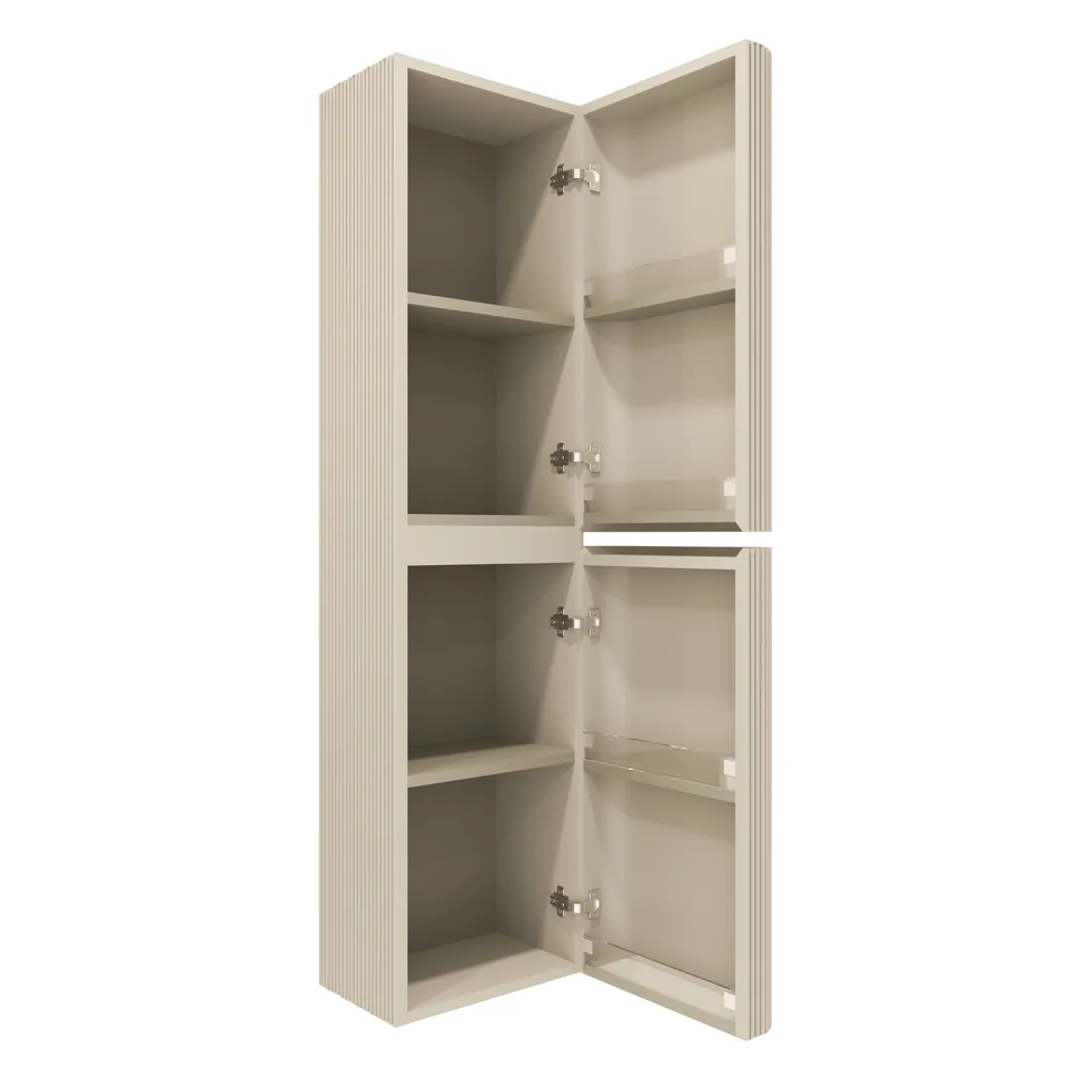 Шкаф Альто (Alto) VSC-4A150MLBG-R подвесной, правый, 1500*404*350, светло-бежевый матовый