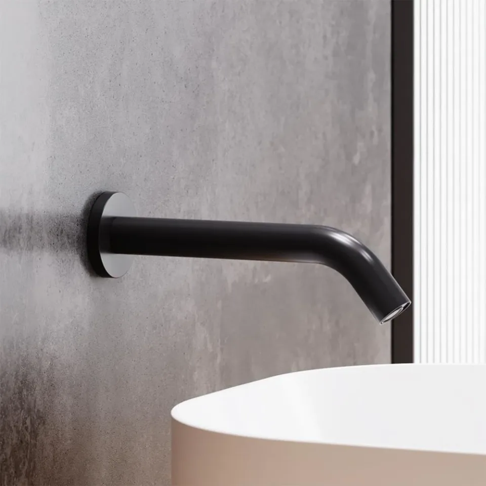 Сенсорный смеситель Damixa Scandinavian Pure 360270300 для раковины скрытый монтаж черный матовый