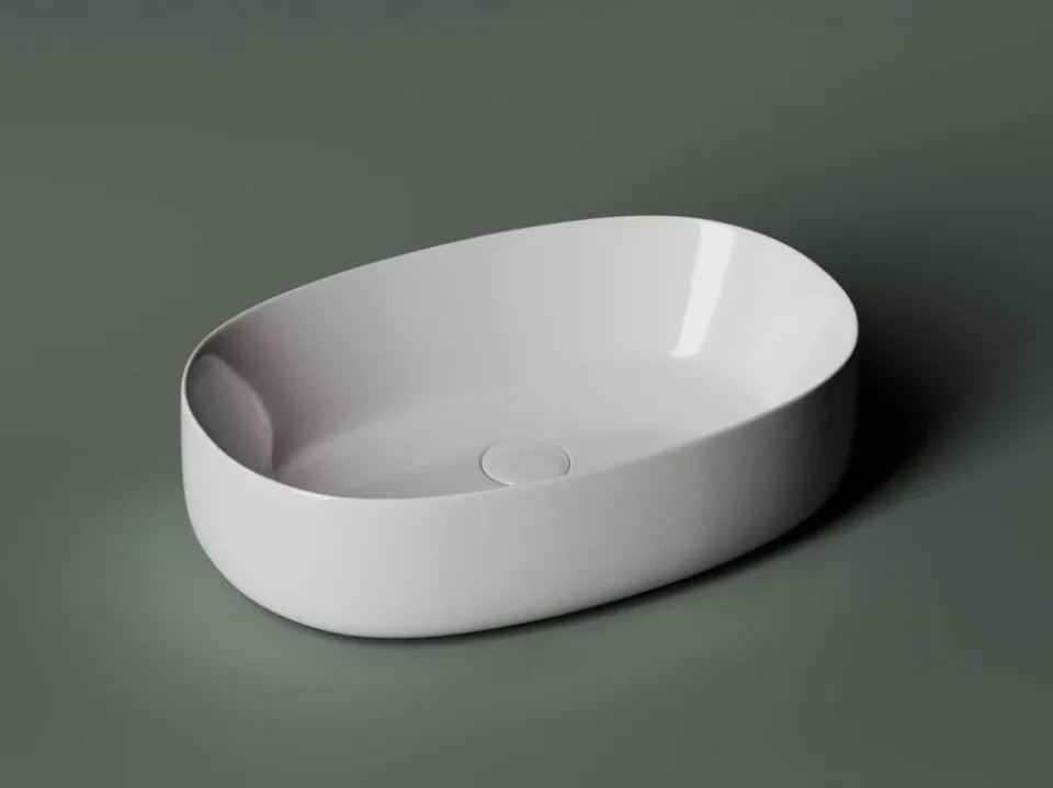 Тумба с раковиной Sancos Stone 120 белый мрамор