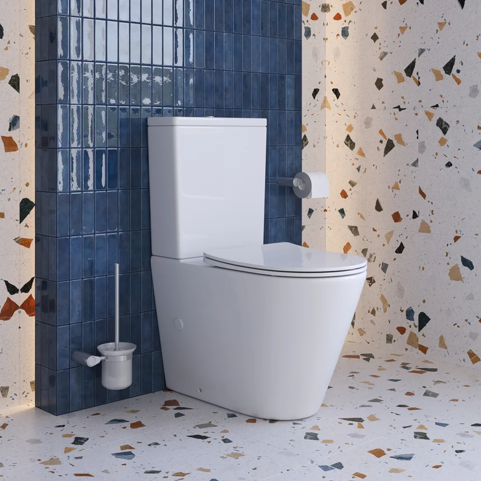 Унитаз-компакт безободковый BelBagno FLAY-TOR BB2149CP-TOR/SC/BB2149T