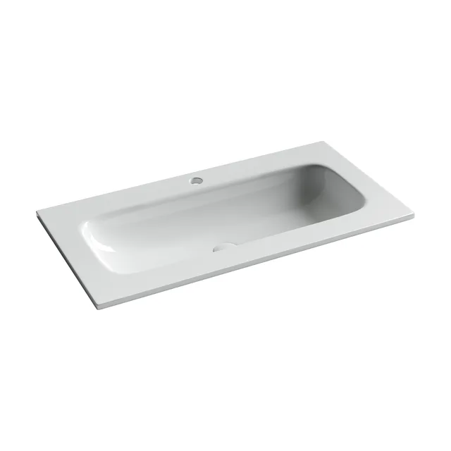 Раковина из сантехнического фарфора Ceramica Nova Грация (Grace) 91 см CN7019 накладная цвет белый