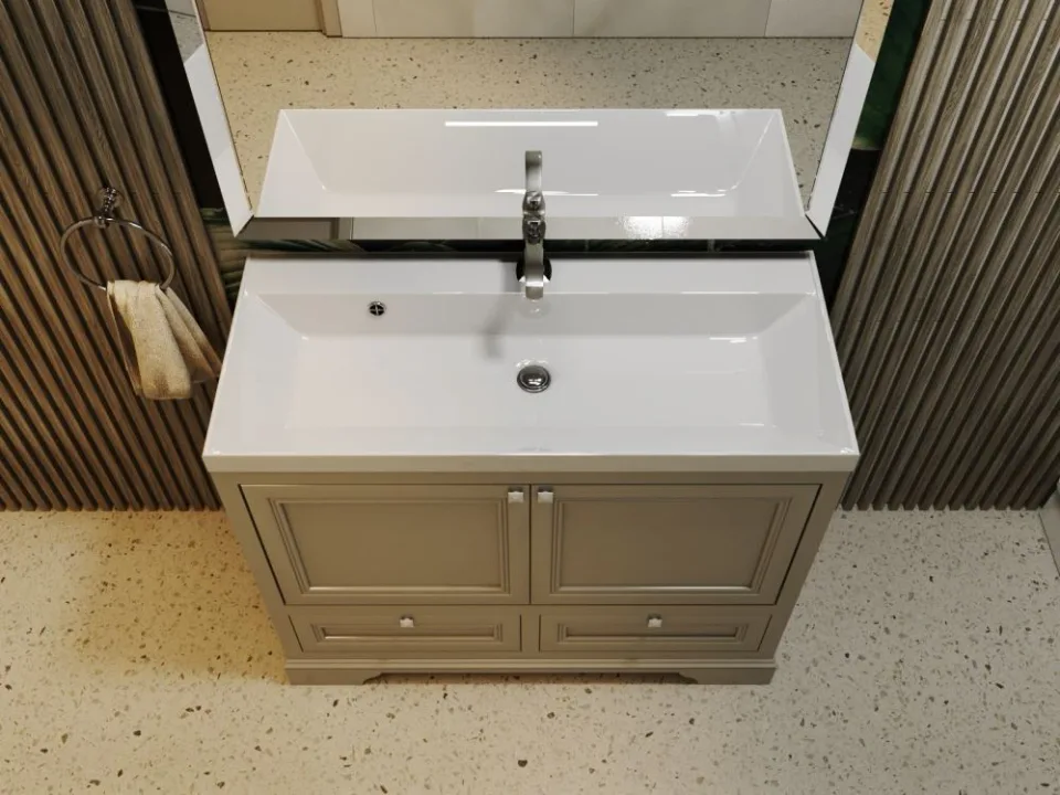 Встраиваемая раковина Madera Classica 100*45