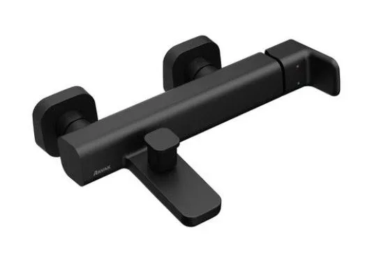 Смеситель Ravak 10° Free TD F 022.20/150 для ванны и душа черный матовый